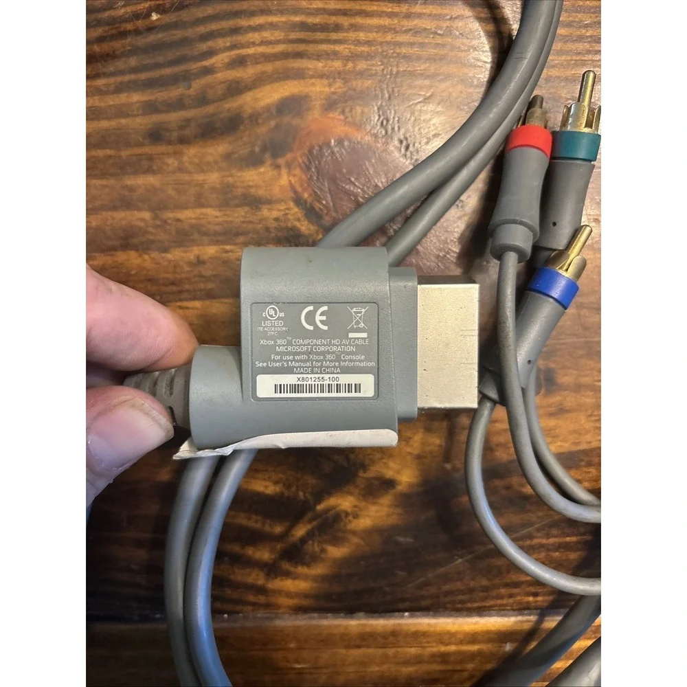 OEM Genuine Microsoft Xbox‎ 360 Console Component HD AV Cable HDTV X801253-100